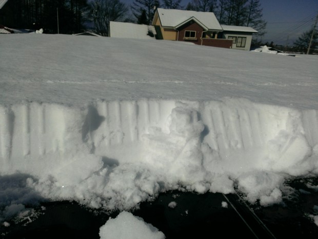 サンニクス太陽光発電所の雪かきです！