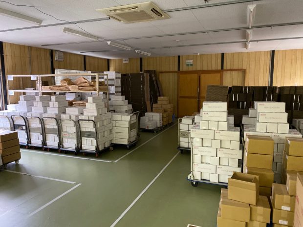 今年最後の定期発送代行サービスの出荷業務