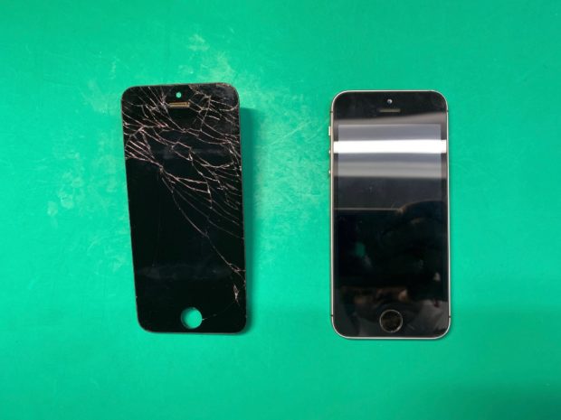 iPhone6画面ガラス割れ修理