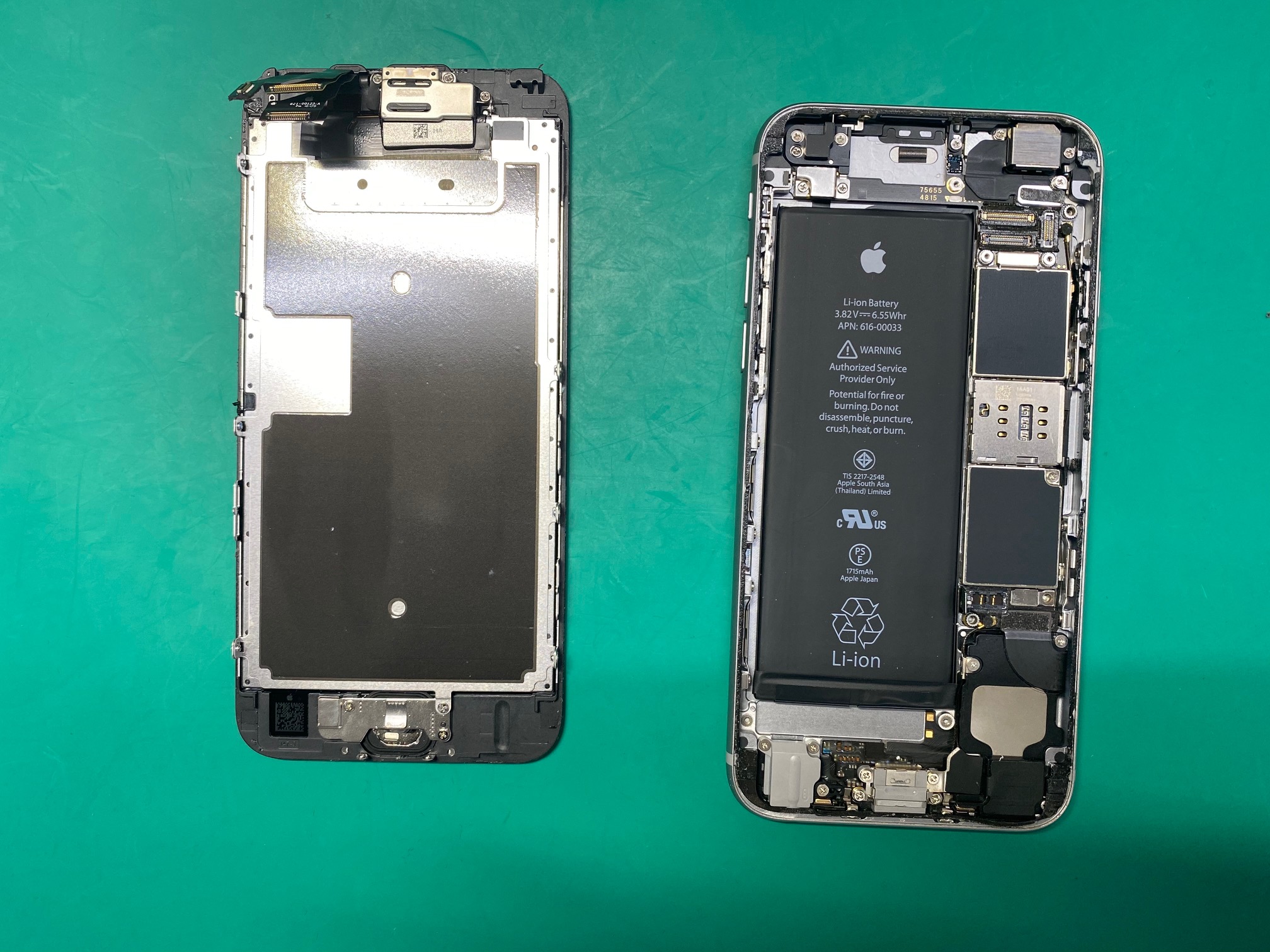 松本市でiPhone修理｜松本市内のお客様のiPhone6Sバッテリー交換作業させて頂きました