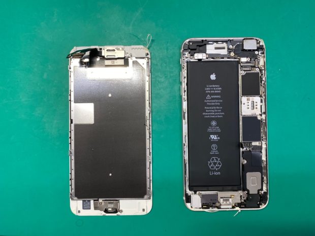 iPhone6SPバッテリー交換