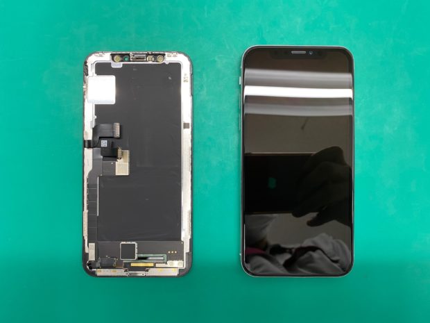 iPhoneX画面液晶不良修理