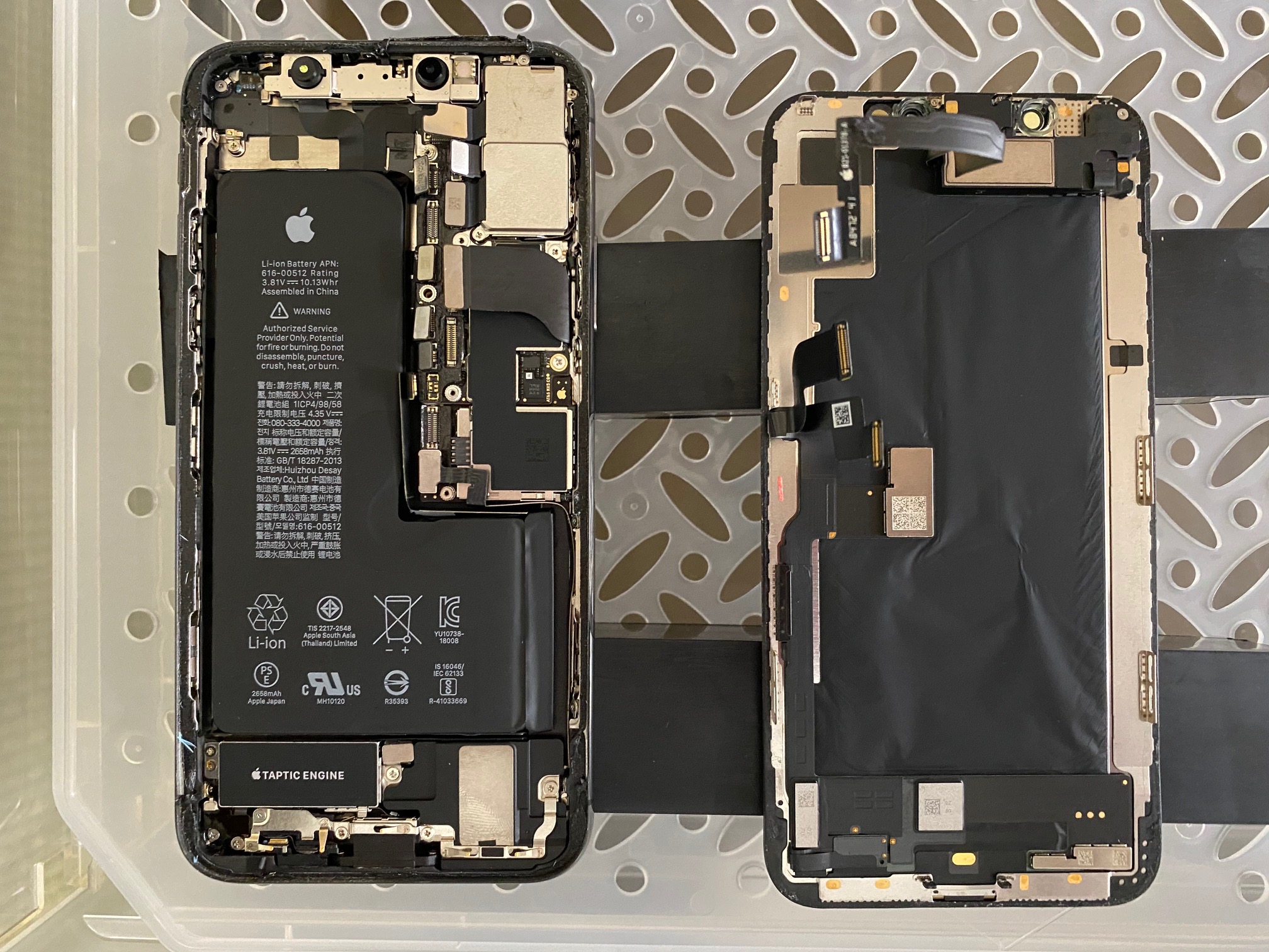 松本市でiPhone修理｜iPhoneXS水没乾燥と画面交換修理