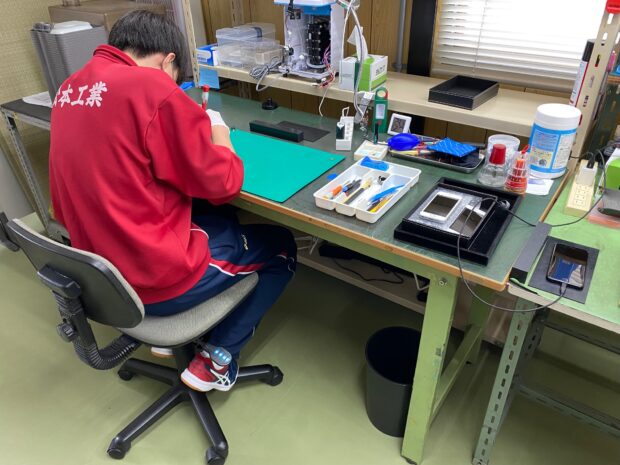 インターンシップ（就業体験）で松本工業高等学校の生徒さんの受入を行いました