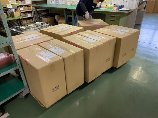 精米機修理完了品の出荷