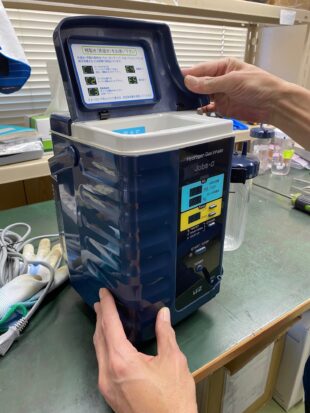 水素ガス吸入器の修理業務のアウトソーシング