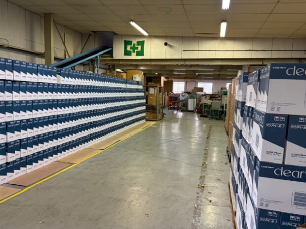 空気清浄機の受け入れ