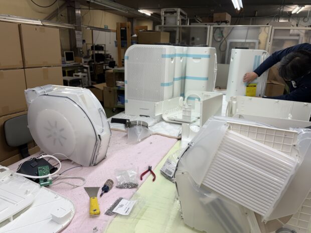 除湿乾燥機のOEM製品への仕様変更