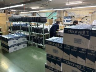 国内メーカー様の空気清浄機生産